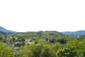 Gorizia and Nova Gorica panorama Royalty Free Stock Photo