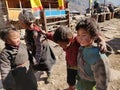 Happy Sherpa Kids smiling at the camera