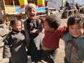 Happy Sherpa Kids smiling at the camera