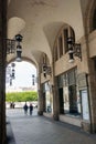 Gorlitz, Germany, April 13, 2024: Two People Walking Down a Street