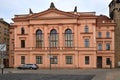 Gorlitz GÃÂ¶rlitz, Germany, December 17, 2018: Humboldthaus building and Goerlitz Reichenbach tower 14th century in historic do