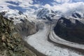 Gorner glacier Royalty Free Stock Photo