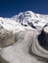 The Gorner glacier