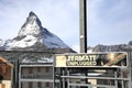 Gornergrat railway on Matterhorn