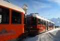 Gornergrat train Royalty Free Stock Photo