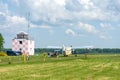 Gorodok.Ukraine. June 6, 2021. Tsuniv airfield. Tsuniv airfield. A group of people boarding a plane for parachute jumping. Sport.