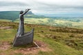 Gortmore, Northern Ireland, UK -  Manannan Mac Lir Statue Royalty Free Stock Photo