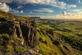 Gortmore viewing point Royalty Free Stock Photo