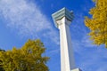 Goryokaku Tower with blue sky