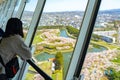 Goryokaku Tower Observation Deck command entire view of the park