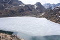 Gosaikunda lake, an alpine freshwater lake in Nepal`s Langtang National Park, is also a religious site. It freezes for 6 months.