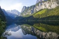 Gosau Lake in the Austrian Alps of the Dachstein region