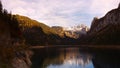 Gosau lake in autumn. Austria