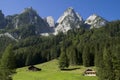 Gosau mountain range Royalty Free Stock Photo