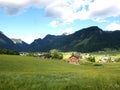 Gosau village Royalty Free Stock Photo