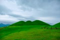 Goseong ancient tombs, South Korea Royalty Free Stock Photo