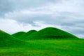 Goseong ancient tombs, South Korea Royalty Free Stock Photo