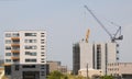 Progress on the new Multistory Unit building under construction. Mann St. Gosford Royalty Free Stock Photo