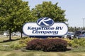 Keystone RV Company headquarters. Keystone RV is a subsidiary of Thor Industries and manufacture luxury RVs