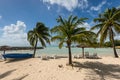 The Gosier in Guadeloupe - paradise tropical beach Royalty Free Stock Photo