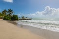 The Gosier in Guadeloupe - paradise tropical beach Royalty Free Stock Photo