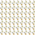 Gosling gift card or cloth, pattern, repeating pattern, Royalty Free Stock Photo