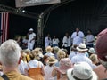 The Gospel Brunch Choir on The Live Fire Stage at The Black Deer Festival, Kent, UK, june 18, 2023.