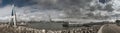 Gosport Ferry Panorama Royalty Free Stock Photo
