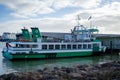 The gosport passenger ferry docked, the passenger ferry travels between Gosport and Portsmouth