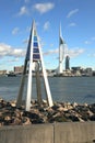 Gosport waterfront tide clock