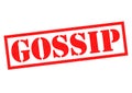 GOSSIP Rubber Stamp Royalty Free Stock Photo