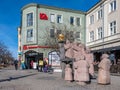 Gossip square in Norrkoping, Sweden Royalty Free Stock Photo