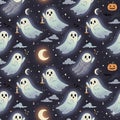 Gost repeated pattern HD wallpaper Royalty Free Stock Photo
