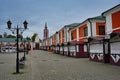 Gostiny Dvor square in Kaluga city center