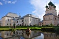 Gosudarsky mansion and Church of St. John the Evangelist in Kremlin in Rostov The Great