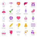 Pack Of Healthcare Flat Icons