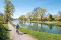 Gota Canal during spring in Sweden