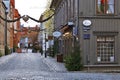 Goteborg Haga touristic district with cafe market, Gothenburg, Sweden