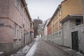 Goteborg, Vastra Gataland, Sweden - Haga, city district in Gothenburg, picturesque wooden houses, 19th century-atmosphere and