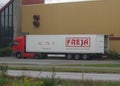 Freja logistics truck in Goteburg