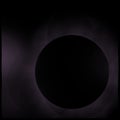 Goth dark horror black hole background with gray mist