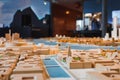 Gothenburg city miniature. Development plans and model at the Chalmers technical university