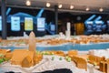 Gothenburg city miniature. Development plans and model at the Chalmers technical university