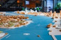 Gothenburg city miniature. Development plans and model at the Chalmers technical university