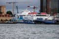 Stena Line Carisma laid up at the terminal.. Royalty Free Stock Photo