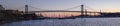 Gothenburg Sweden. circa April, 2019: Panoramic photo over famous suspension bridge.