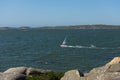 Wind surfing in fresh breeze by FiskebÃÂ¤ck..