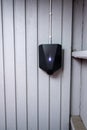 Easee electric car charger mounted on a wall.. Royalty Free Stock Photo