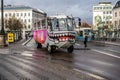 Oceanbus amphibic sightseeing bus on land..