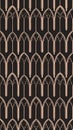Gothic Arch Pattern Seamless Background Royalty Free Stock Photo